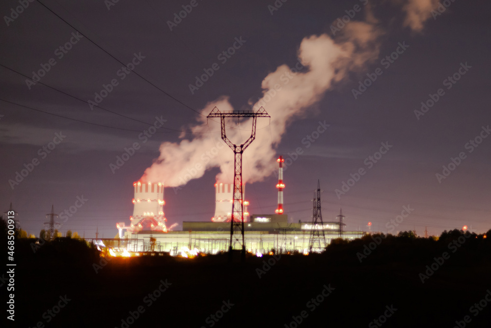 the danger of nuclear power plants. Harmful emissions into the atmosphere of nuclear power