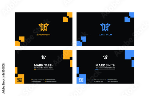 business card template