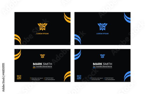 business card template