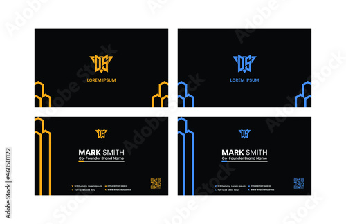 business card template