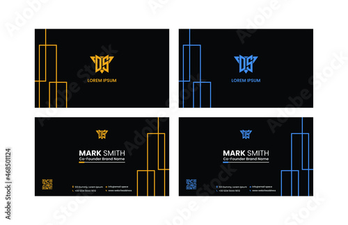 business card template
