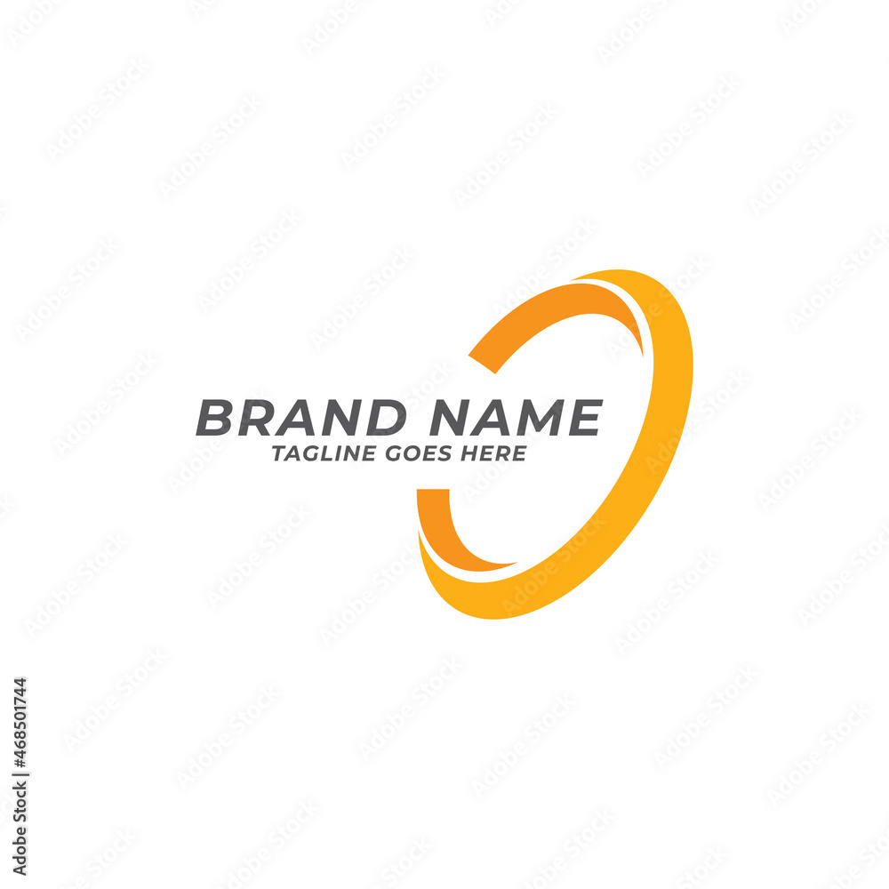 circle logo with modern style vector template. circle logo with modern style vector template.