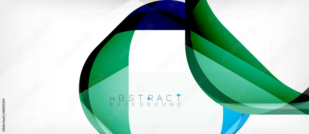 Abstract square shape with overlapping waves, minimal geometric background. Vector Illustration For Wallpaper, Banner, Background, Landing Page Abstract square shape with overlapping waves, minimal geometric background. Vector Illustration For Wallpaper, Banner, Background, Landing Page