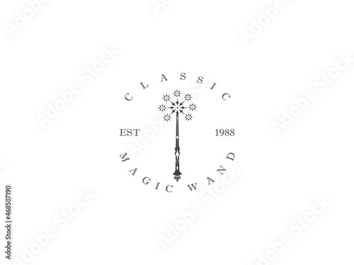 magic wand vector classic illustration