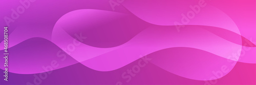 Modern colorful pink purple wide banner background. Abstract background for banner design. Web banner, texture, and header for website. Vector abstract graphic design pattern background template.