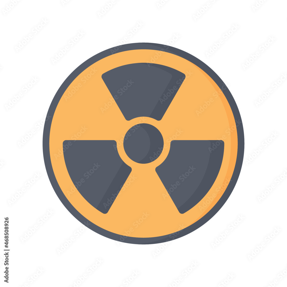 Radioactive Icon, Flat style icon vector illustration, Suitable for website, mobile app, print, presentation, infographic and any other project. Radioactive Icon, Flat style icon vector illustration, Suitable for website, mobile app, print, presentation, infographic and any other project.