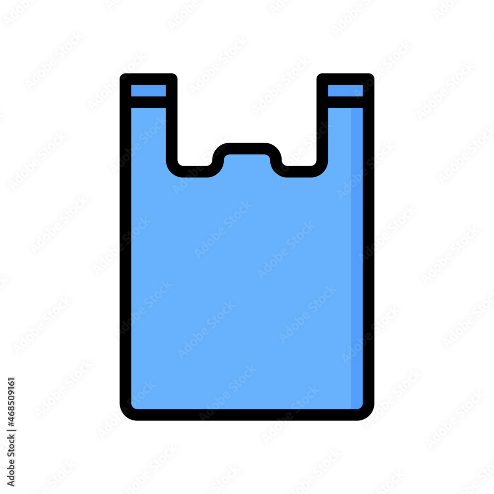 Plastic Bag Icon, Filled Line style icon vector illustration, Suitable for website, mobile app, print, presentation, infographic and any other project. Plastic Bag Icon, Filled Line style icon vector illustration, Suitable for website, mobile app, print, presentation, infographic and any other project.