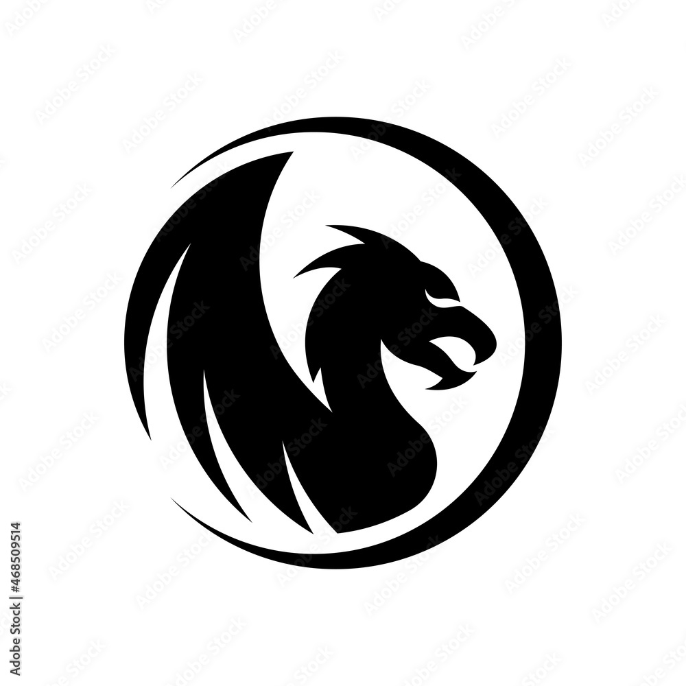 Dragon logo images illustration