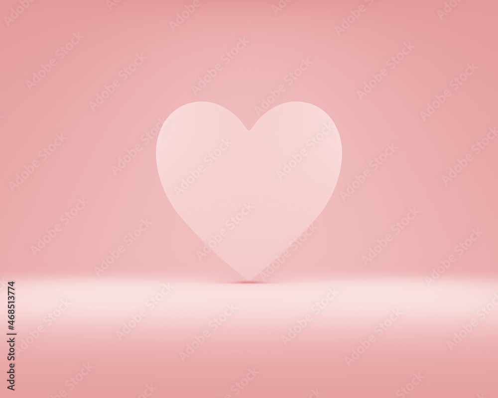 Love scene pink background for product, present and advertising . Pink podium with hearts. Wedding and Valentine's day concept. 3d illustration rendering Love scene pink background for product, present and advertising . Pink podium with hearts. Wedding and Valentine's day concept. 3d illustration rendering