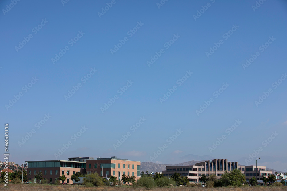 Daytime skyline view of Moreno Valley, California, USA. Daytime skyline view of Moreno Valley, California, USA.
