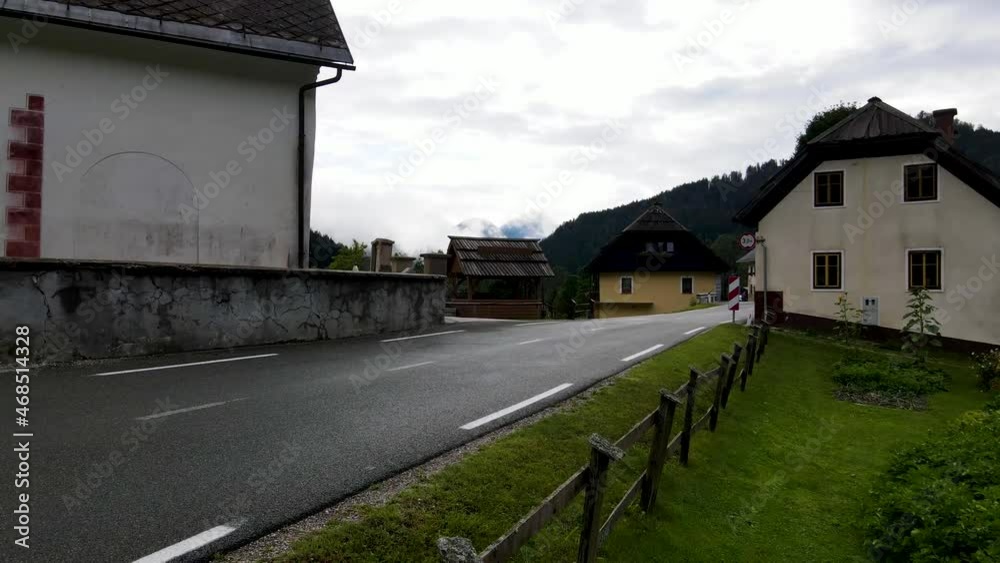 Slovenia Small Town Surrounded By Misty Pine Forest Mountains Aerial Drone 13.mp4 Slovenia Small Town Surrounded By Misty Pine Forest Mountains Aerial Drone 13.mp4