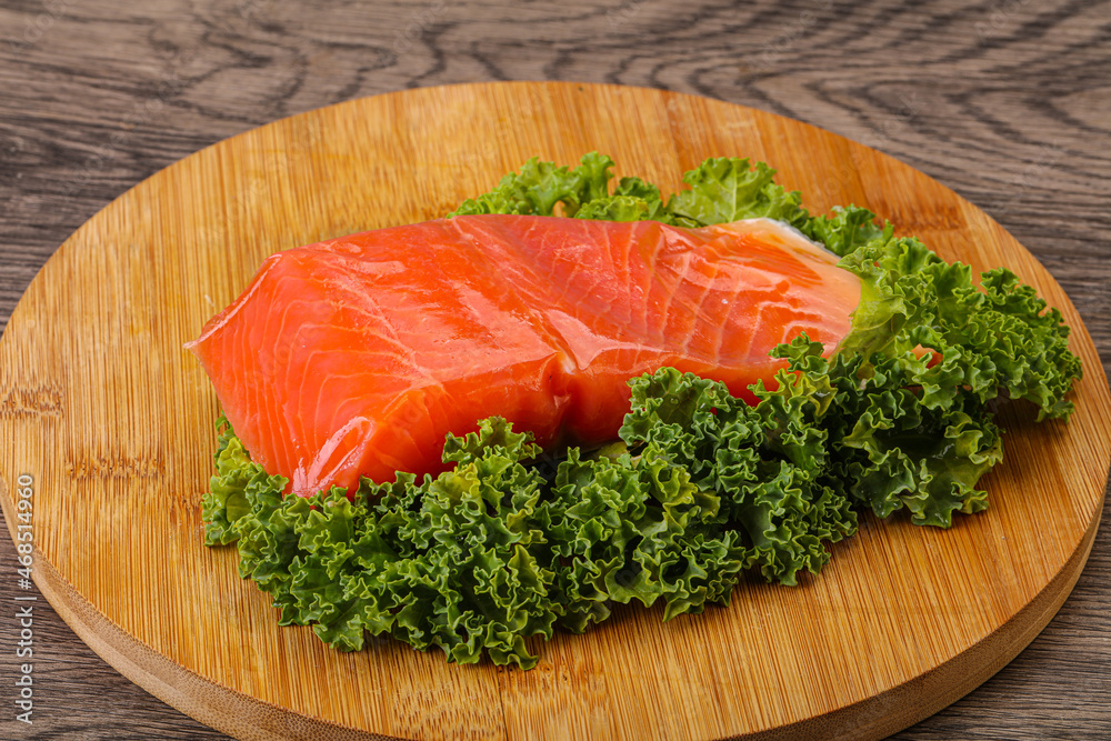 Salmon fillet slice for cooking Salmon fillet slice for cooking