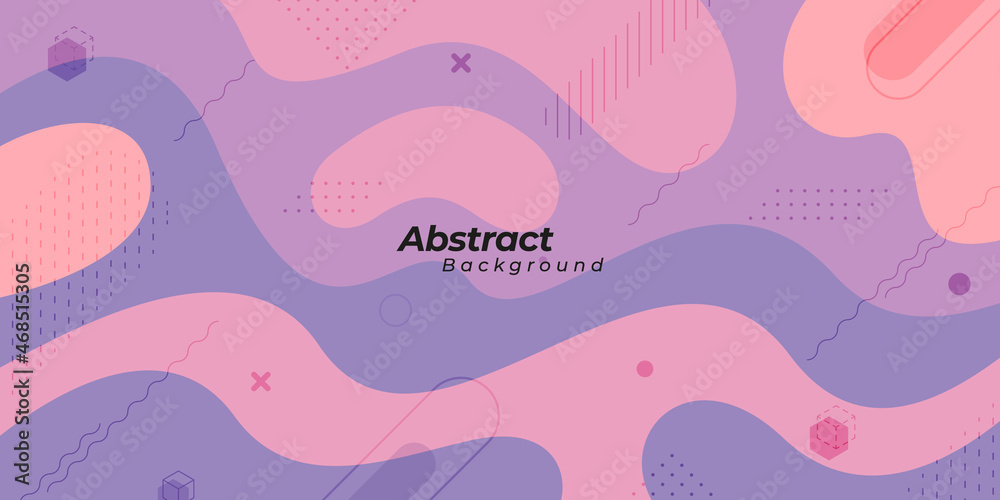 Abstract wavy background with purple pastel color.
