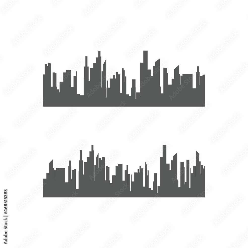 Set Real estate and home buildings logo icons template