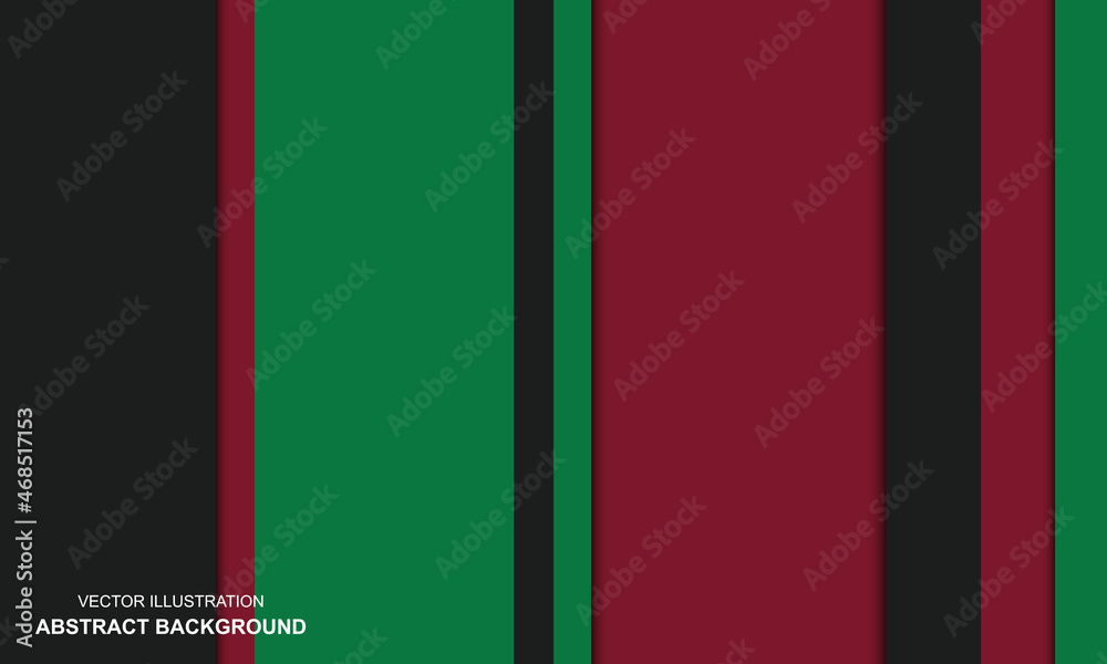 Black dop with red and green color modern design