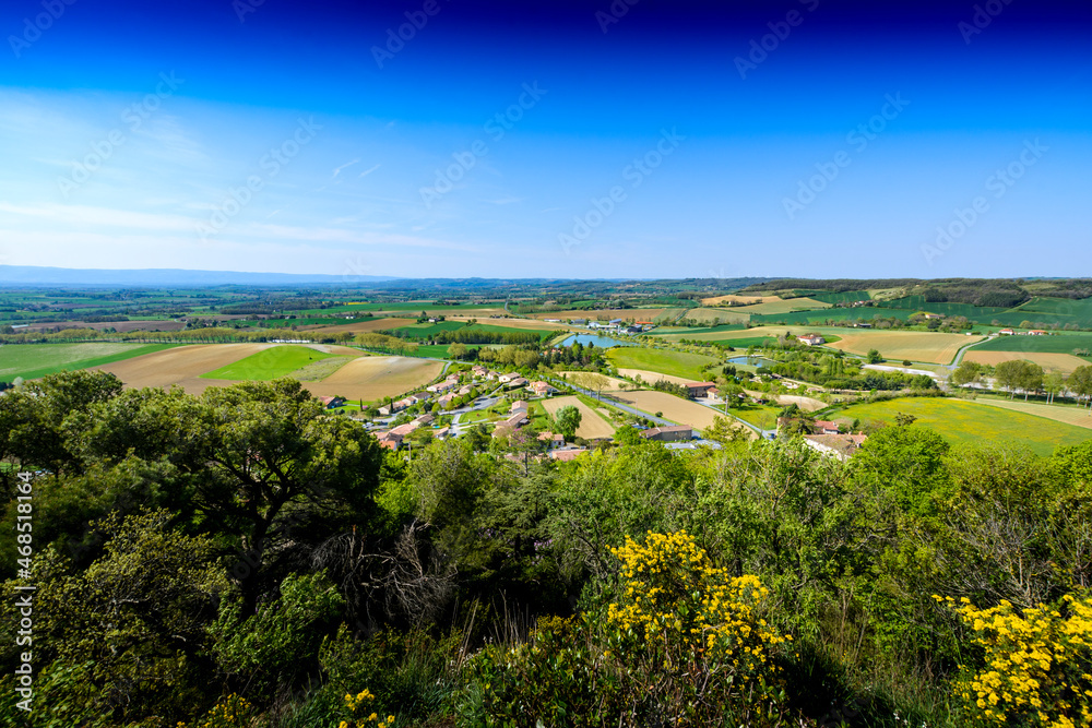 Landscape seen from Lautrec village