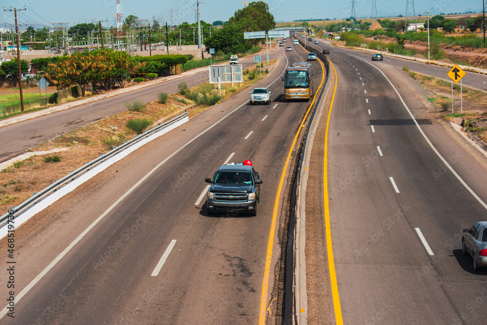 carreteras del norte de Mexico en ahome sinaloa 