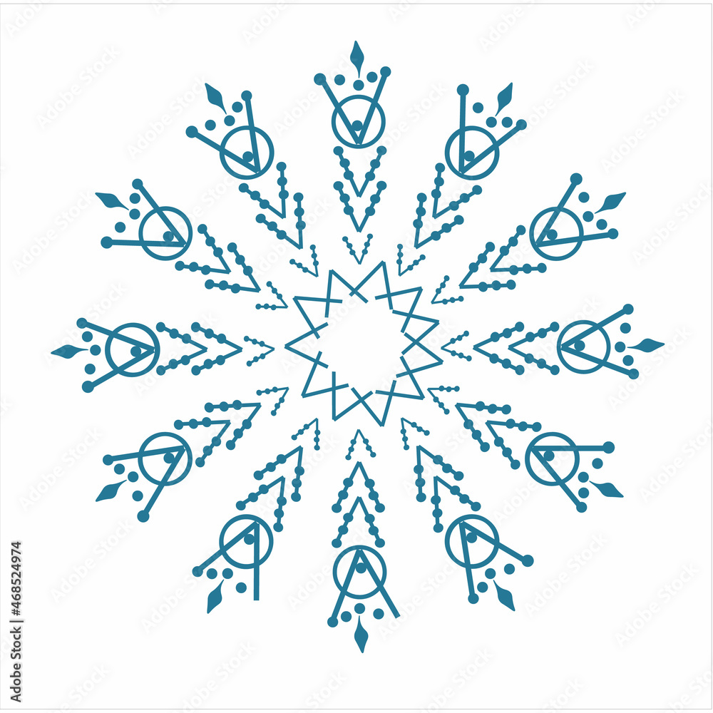 christmas blue snowflake pattern on white background christmas blue snowflake pattern on white background