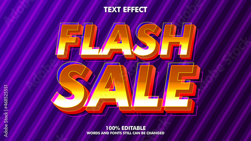 Flash sale editable text effects 