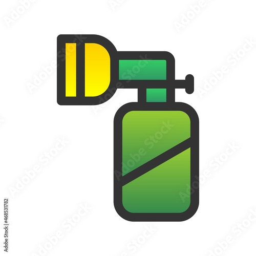 Ambu bag Filled Gradient Vector Icon Design