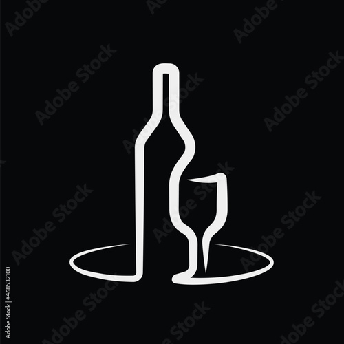 Restaurant logo design psd, vector modern style