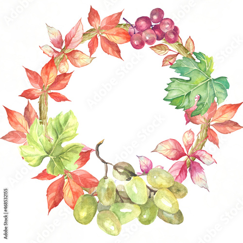 wreath of autumn leaves