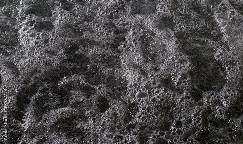 Background white bubbles of sea foam