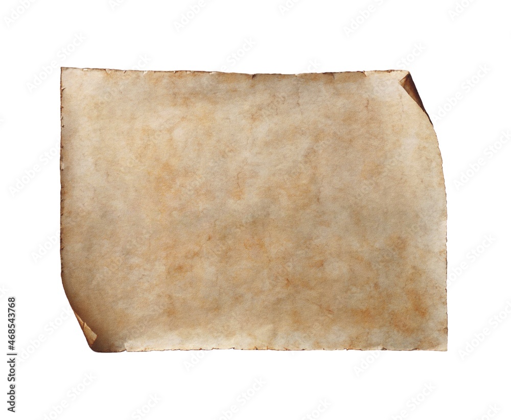 Parchment letter paper background with watercolor texture.Ancient