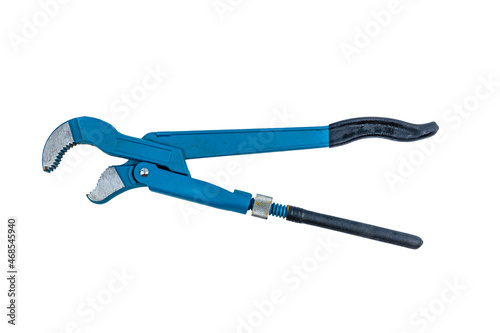 Canvas-taulu Adjustable pipe wrench isolated on a white background