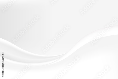 White desktop background, minimal abstract design vector