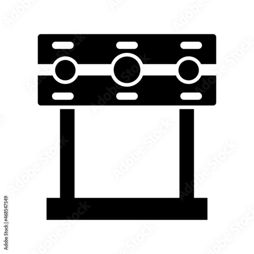 Pillory Glyph Vector Icon Design