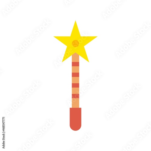 Morning star Flat Vector Icon Design