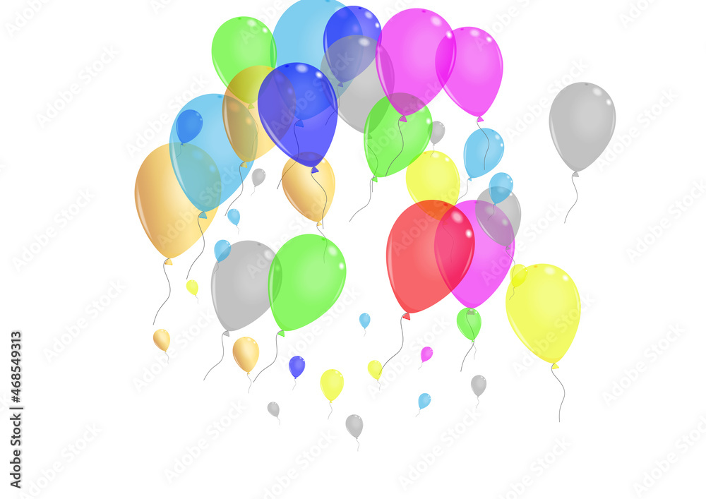Balloon Background White Vector. Air Shine Template. Blue Surprise. Helium Event Frame. Balloon Background White Vector. Air Shine Template. Blue Surprise. Helium Event Frame.