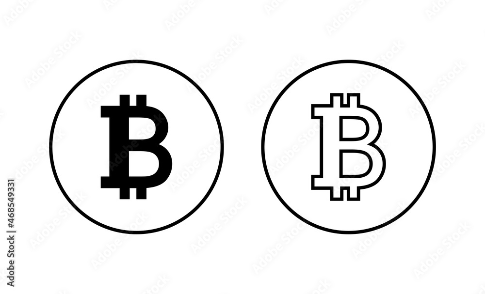 Bitcoin icons set. bitcoin sign and symbol. payment symbol. cryptocurrency logo Bitcoin icons set. bitcoin sign and symbol. payment symbol. cryptocurrency logo