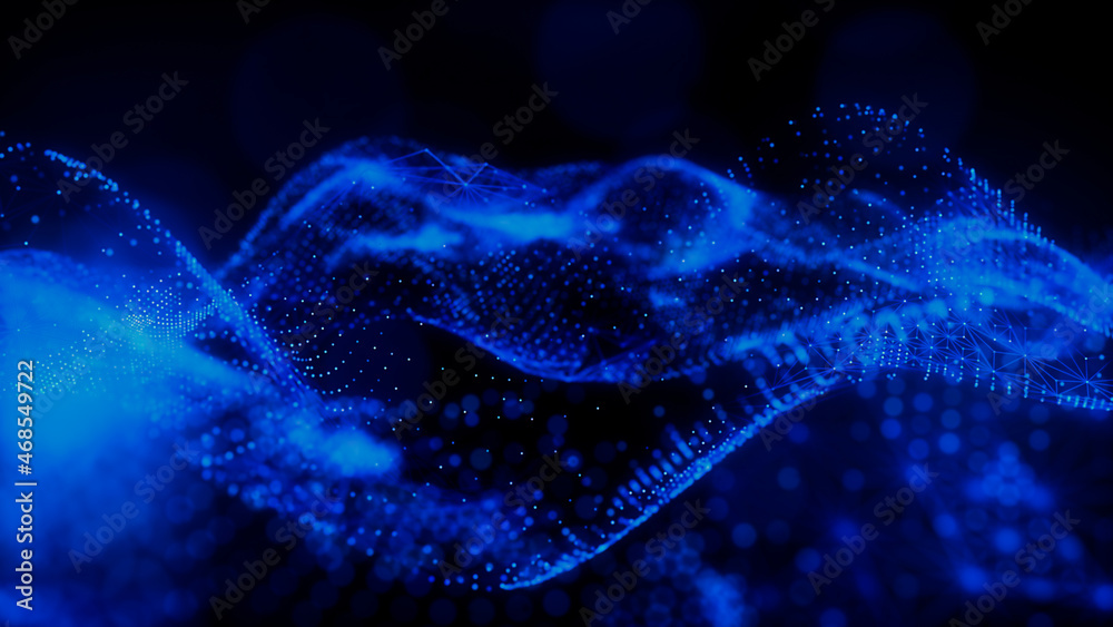 Abstract Medical Technology background. Blue, Innovation Medicine concept. 3D Render. Abstract Medical Technology background. Blue, Innovation Medicine concept. 3D Render.