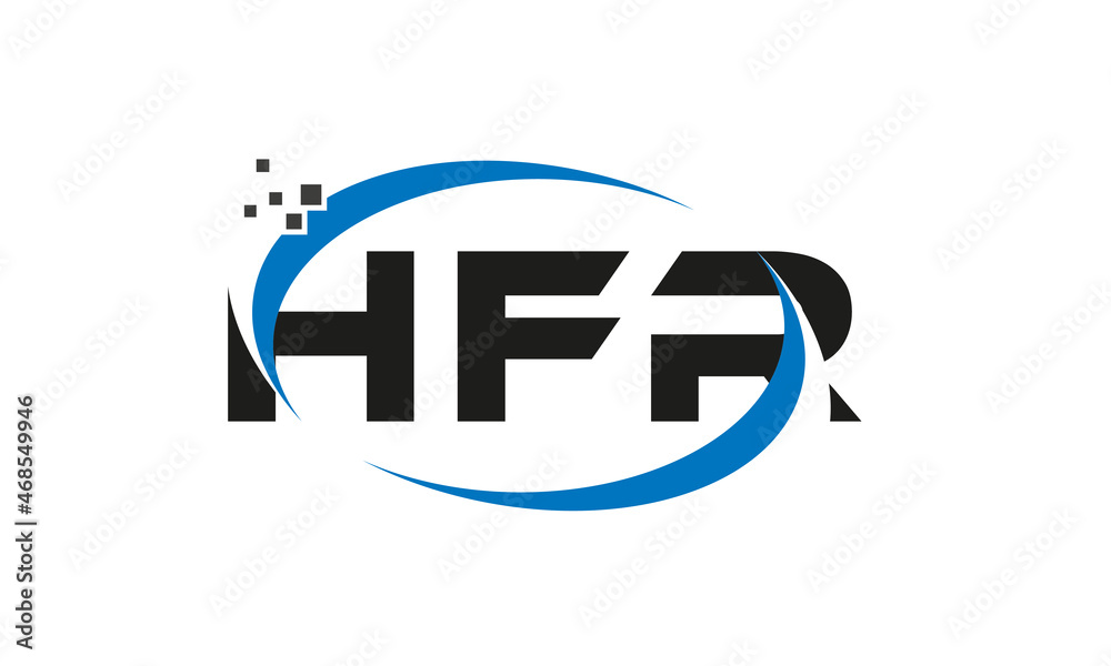 dots or points letter HFR technology logo designs concept vector Template Element dots or points letter HFR technology logo designs concept vector Template Element