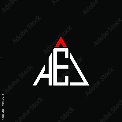 HEJ letter logo creative design. HEJ unique design
