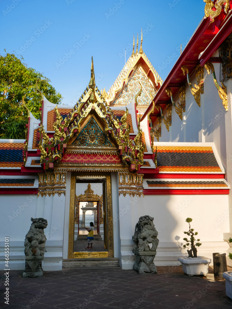 Naklejka premium Wat Pho Tempel Bangkok