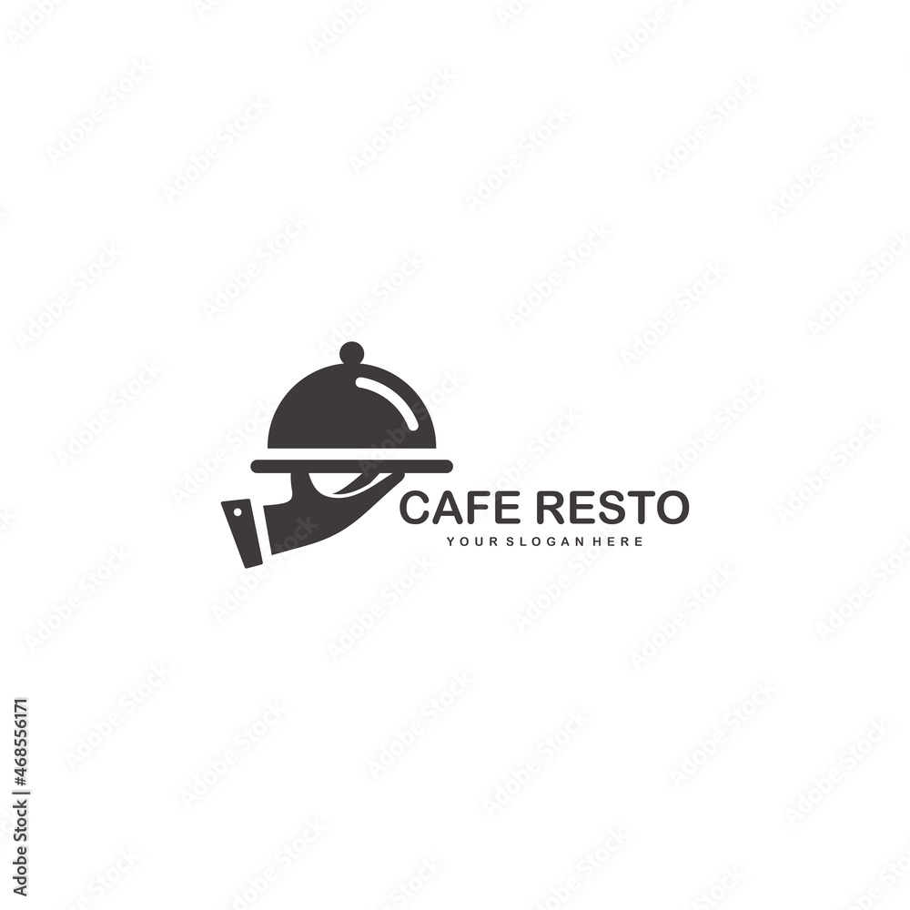 Eat, restaurant simple flat logo vector illustration Eat, restaurant simple flat logo vector illustration