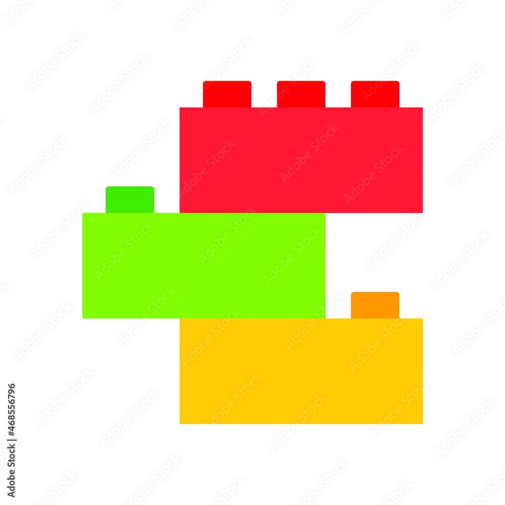 Details of the constructor, element. Fashionable print. Vector flat illustration isolated on white background Details of the constructor, element. Fashionable print. Vector flat illustration isolated on white background