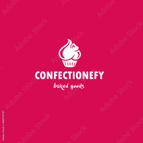 Confectionery logo white