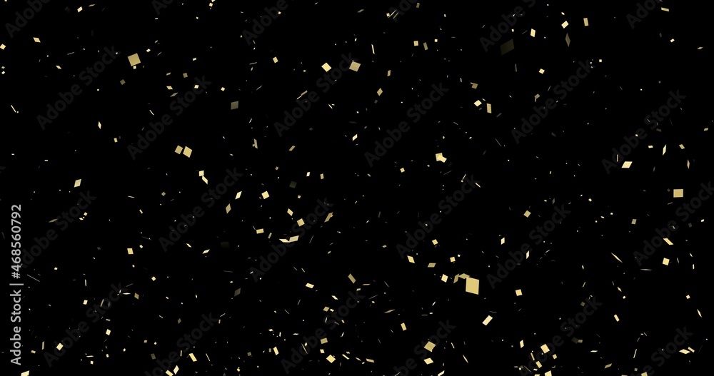 Gold glitter confetti