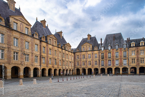 Typical architecture of the city of Charleville Mézière in France in the city centre on the Place Ducale photo