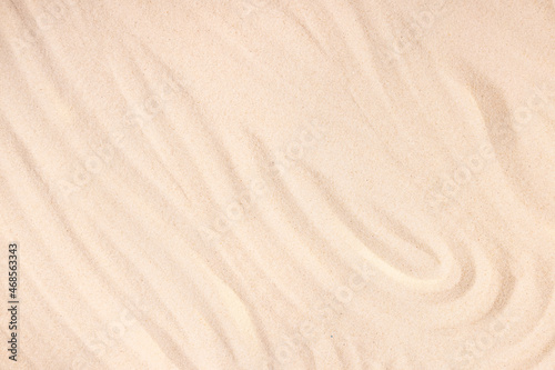Beach sand texture background. Full frame shot.