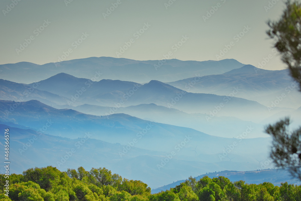 Obraz premium Paisaje de Sierra Nevada en Granada - ESPAÑA