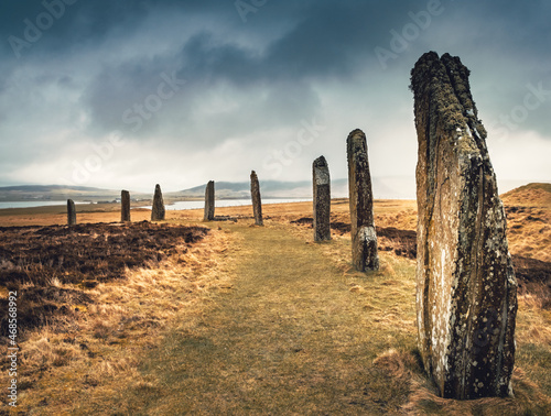 Standing Stones at the Ring of Brodgar, Orkney photo