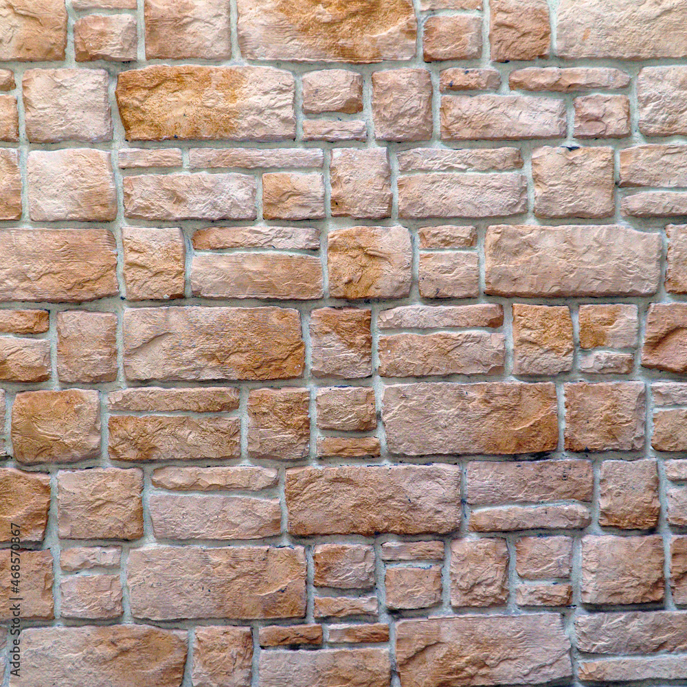 Fototapeta premium A wall of red brick for the background