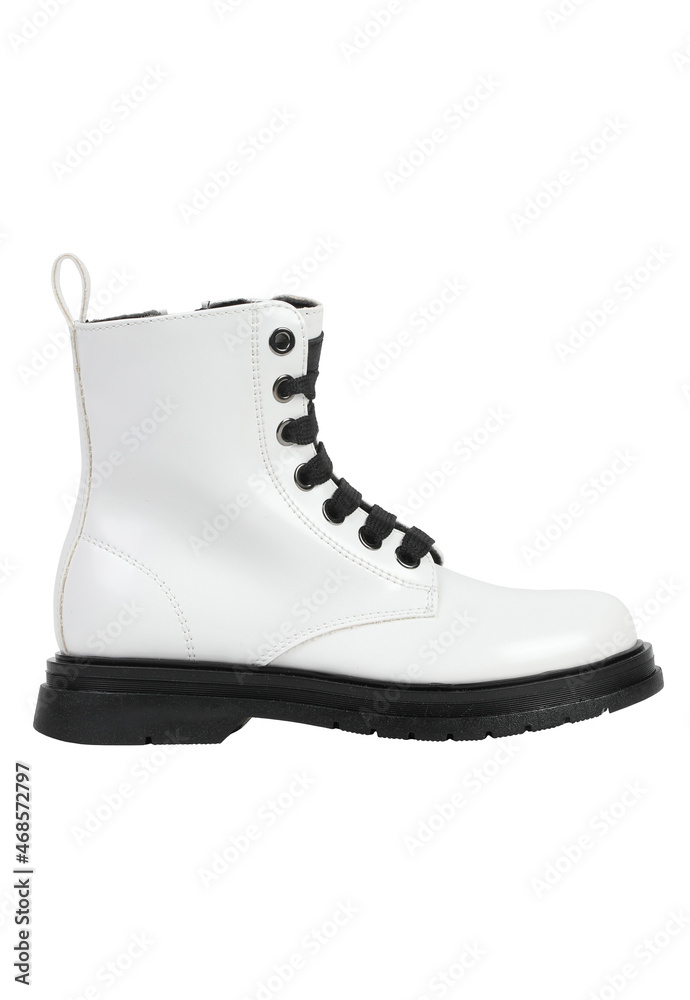 Women's white boots