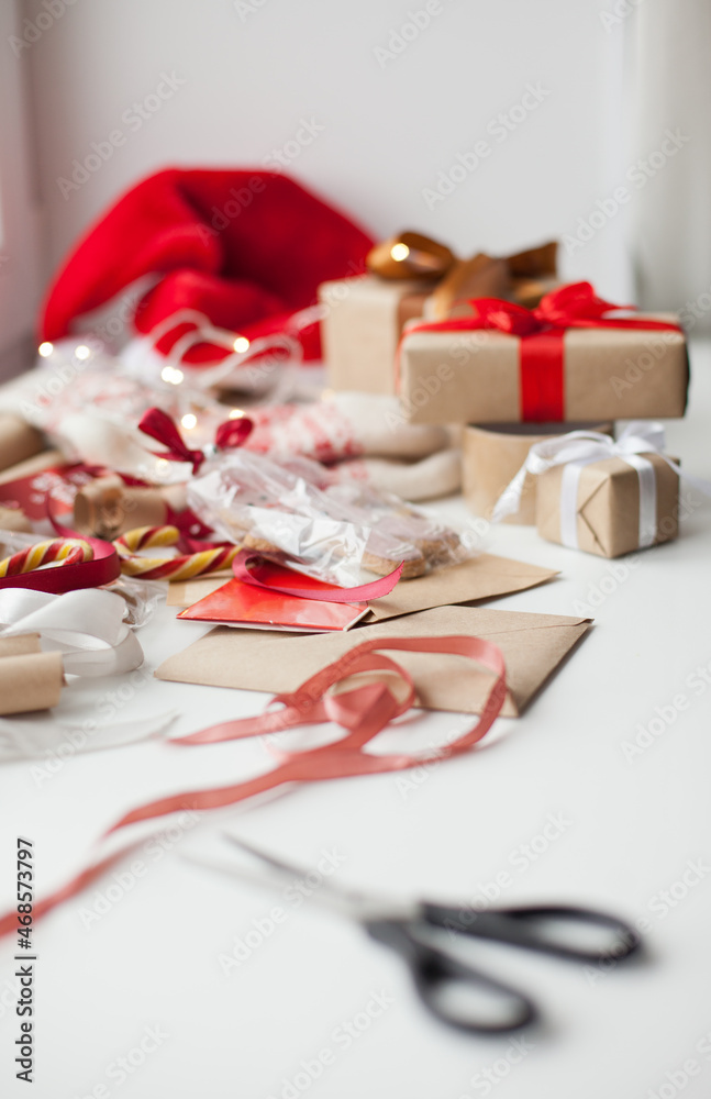 Christmas gifts wrapping mess - mental health issues during holidays season Christmas gifts wrapping mess - mental health issues during holidays season