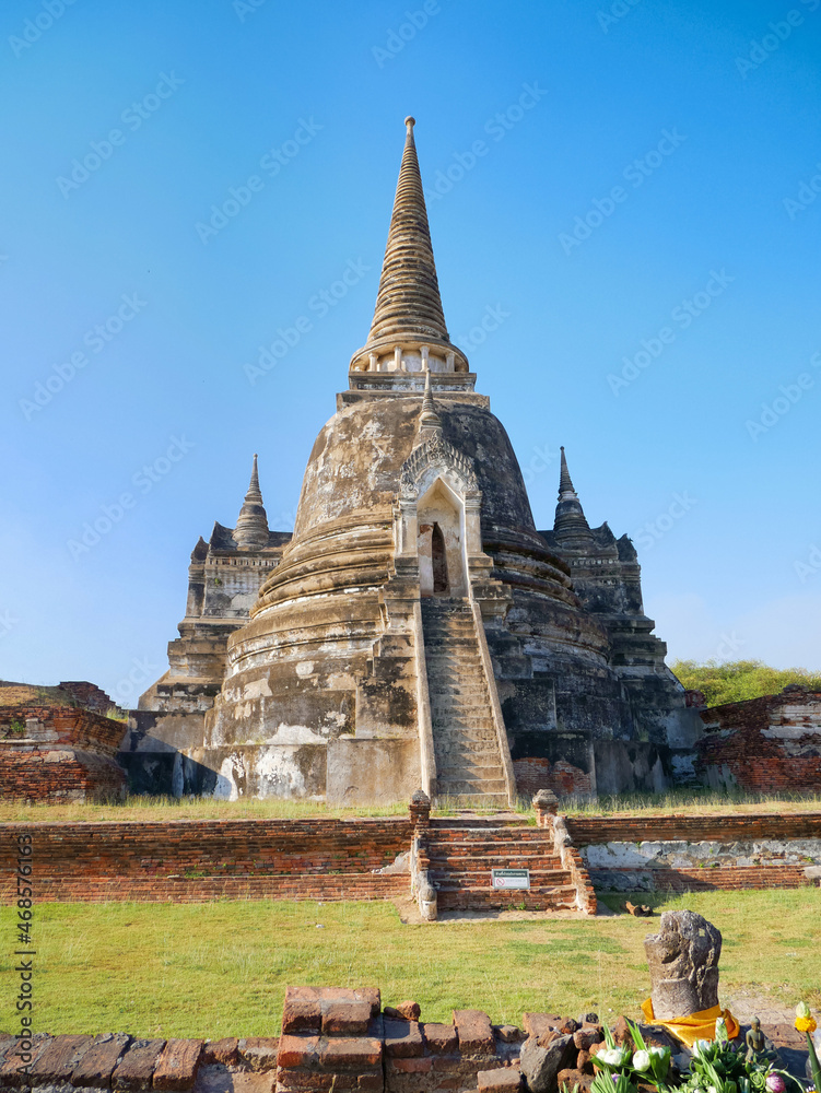 Fototapeta premium Stupa Ruinen Ayutthaya